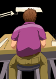Me at work in the void